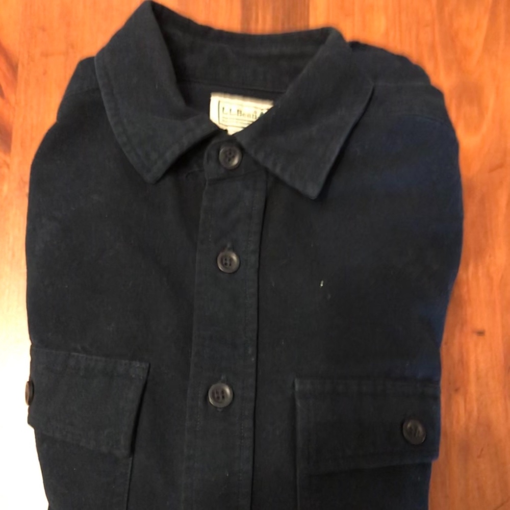 Men's L.L.Bean Chamois Flannel - Sz. S